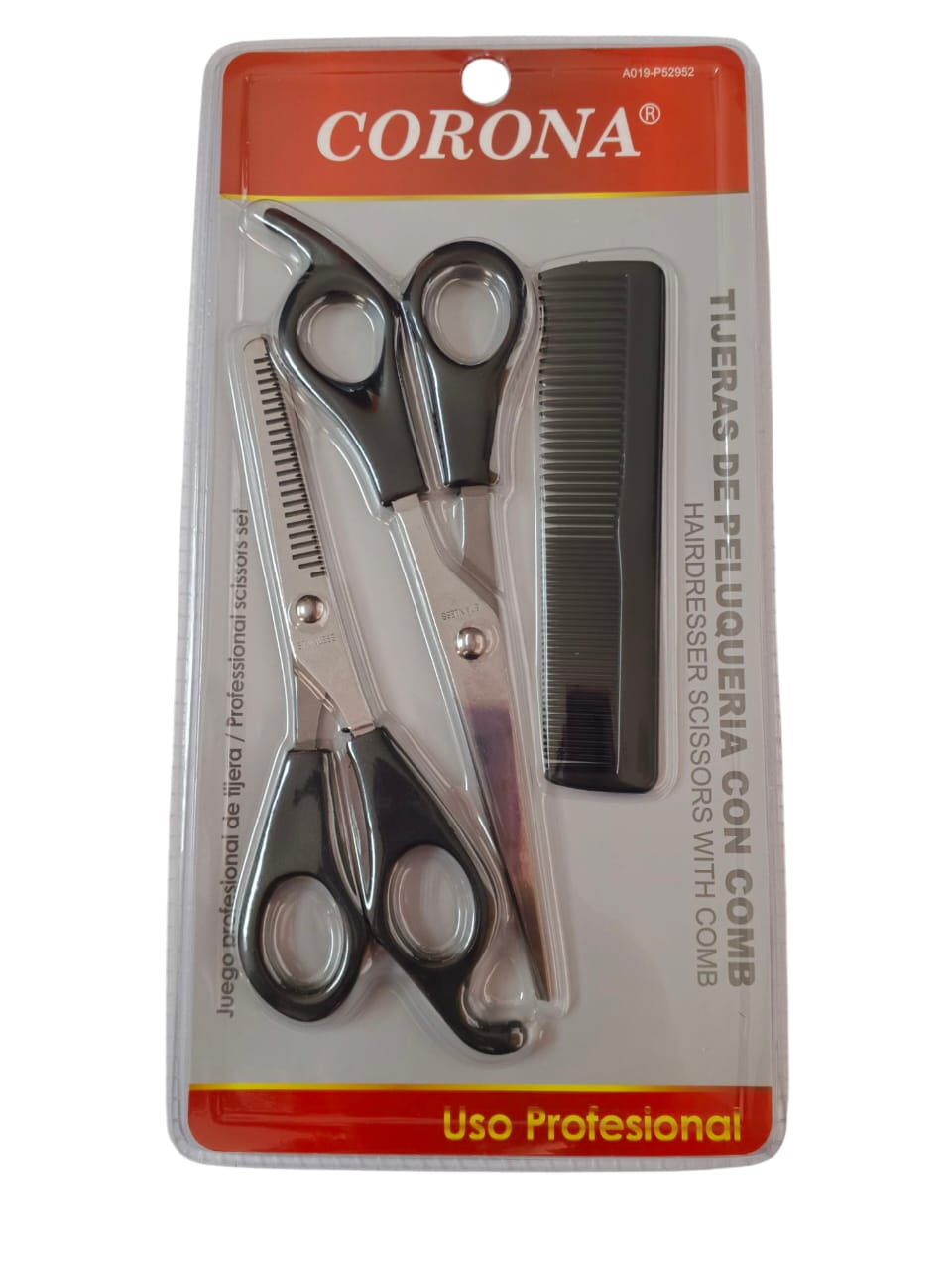 P/TIJERA KIT D/BARB.CORONA1x3PZS.RP52952