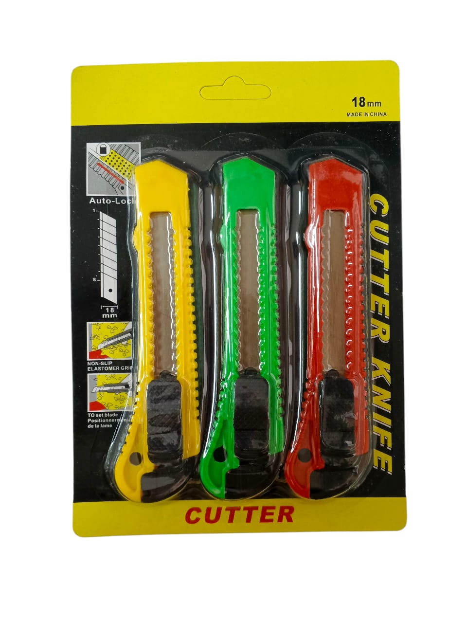 P/EXACTO 18mm x3 PZS C/REP.CUTTER R:EX3P**