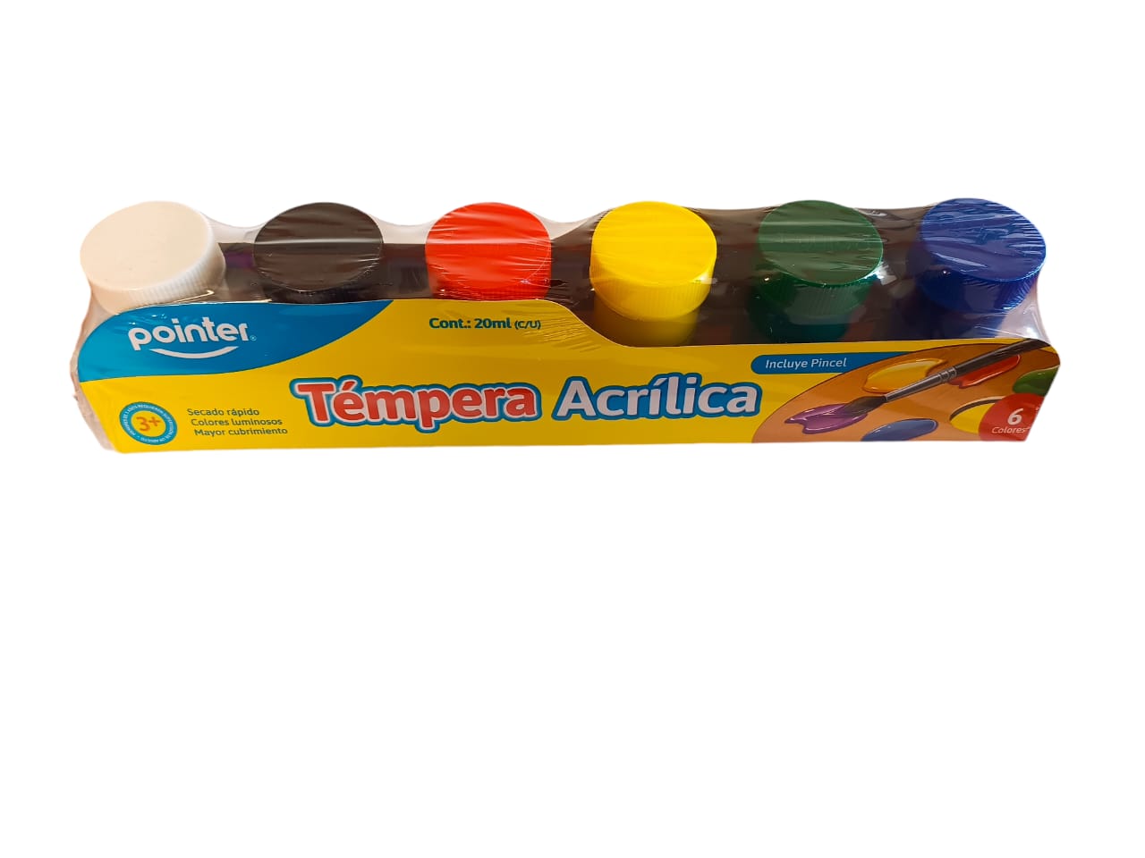 P/TEMPERA POINTER 1x6COLOR.UND R:AC-0620