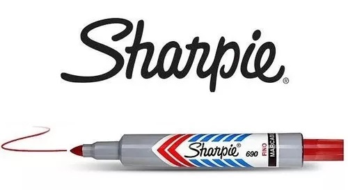 P/MARC.SHARPIE 690 ROJO P/F.1x12 UND.