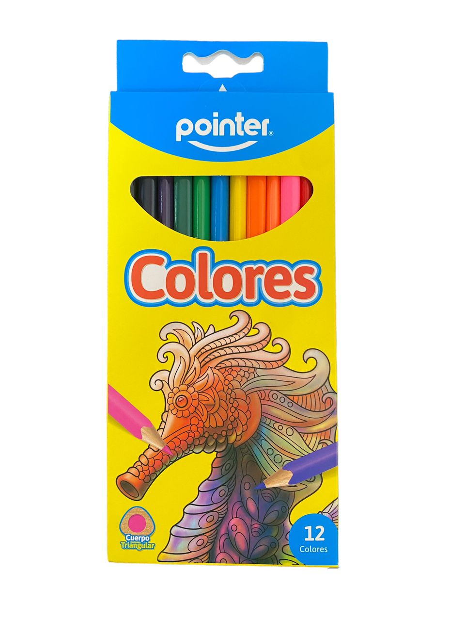 P/COLORES CUERP/TRIANG.POINT.1x12U.CP-12