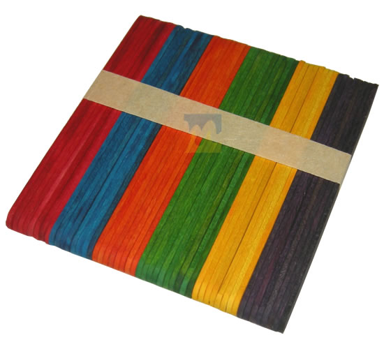 P/PALETAS P/HELADOS 1x50 UND.(COLORES)	**