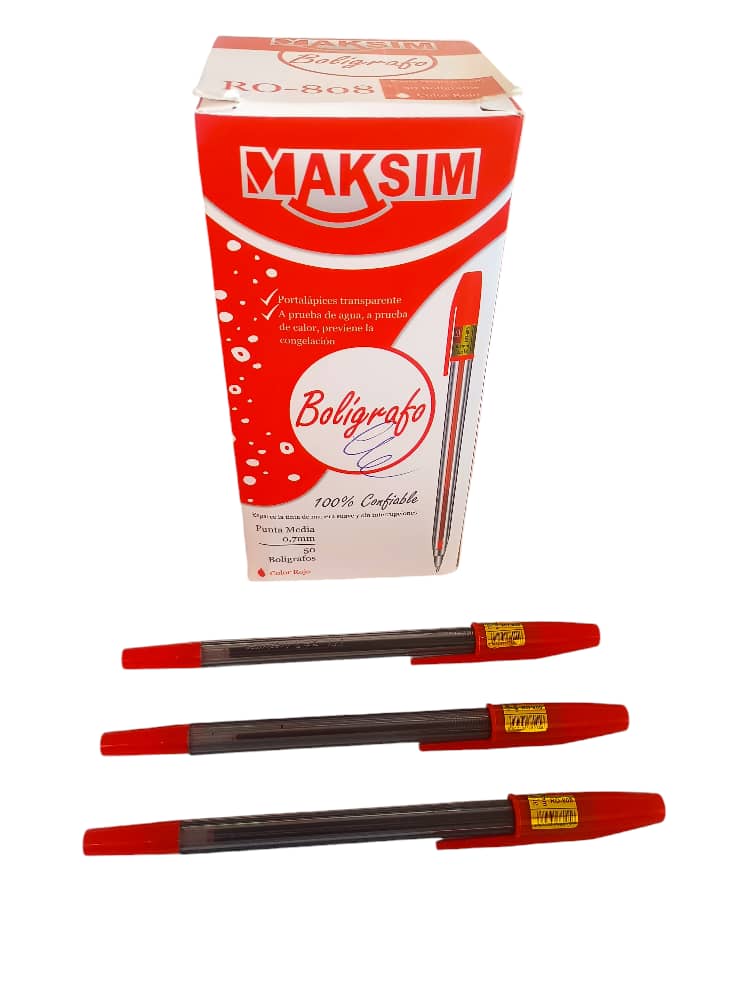 P/LAPIC.MAKSIM ROJO 1x12UND REF RO-808**