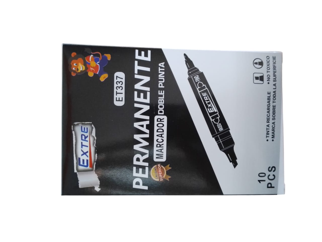 P/MARC.PERMANENT.NEGRO EXTRE 1x10U.ET337**
