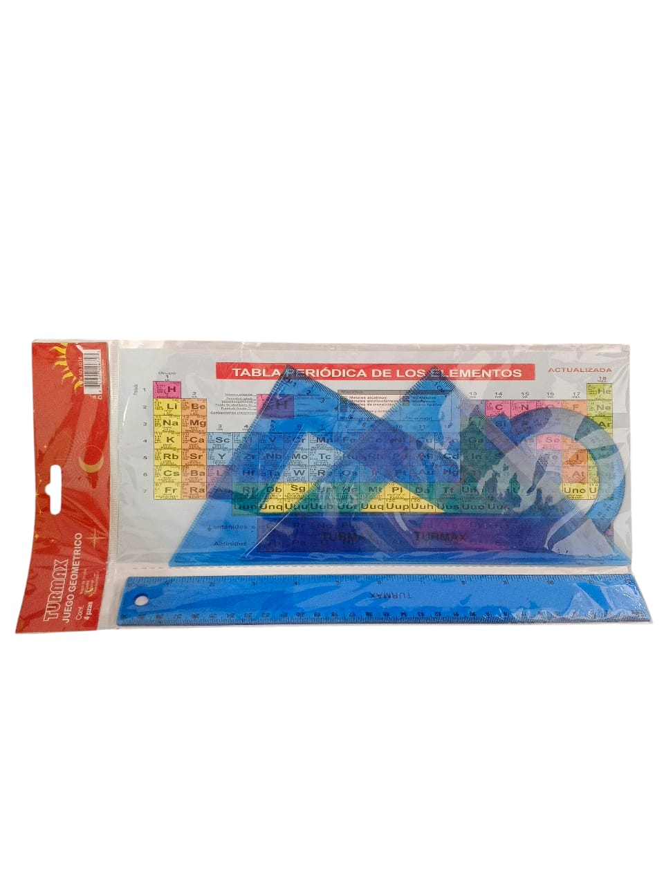 P/JUEGO GEOMETR/TABLA PERIOD.COL/S.30Cm.x UND**