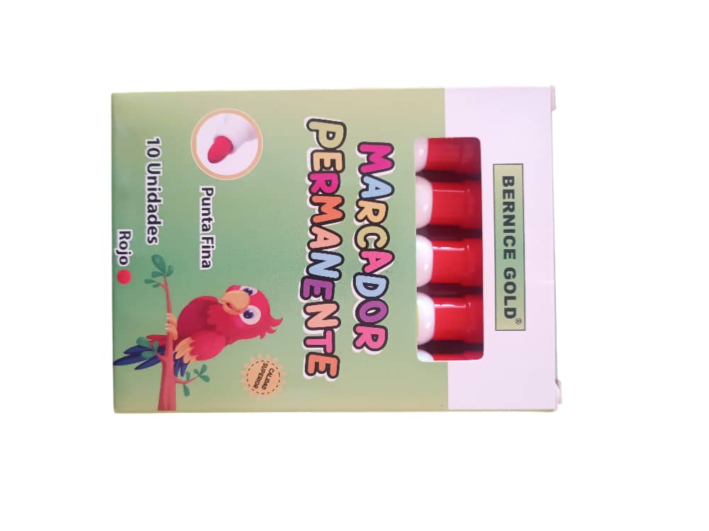 P/MARC.PERM.P/F ROJO.BERNICE1x10U.MCD-RO**