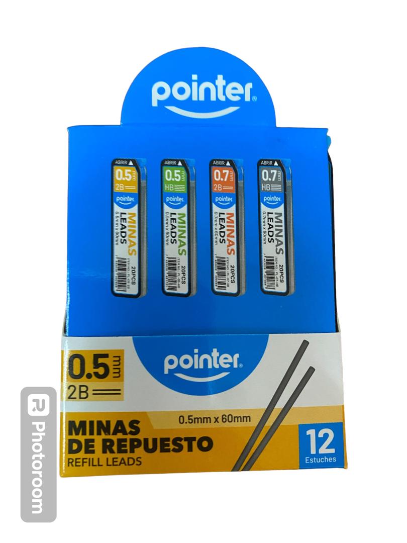 P/MINAS D/REP.HB2B-0,7MM 1x12U.R:05-2B/1148